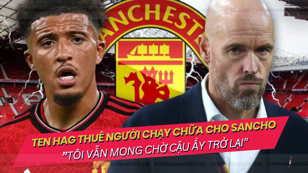 Ten Hag và Jadon Sancho