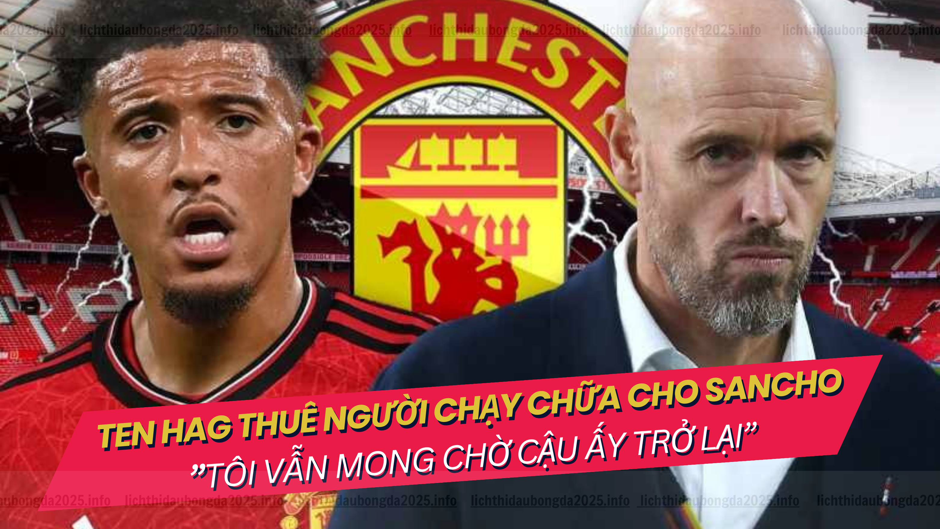 Ten Hag và Jadon Sancho